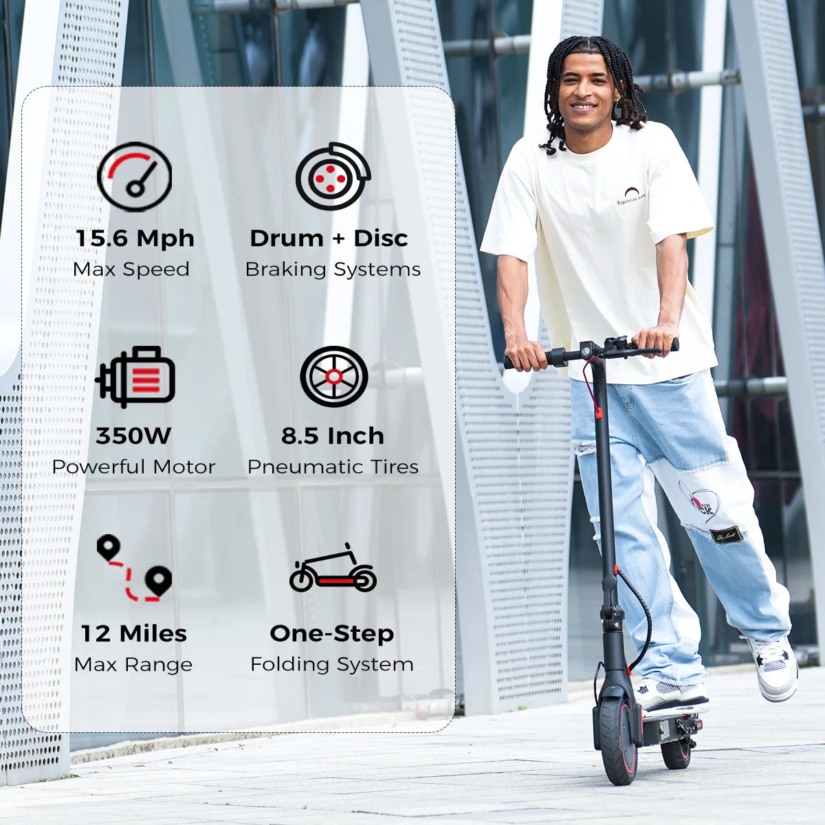 Scooter Eléctrico iScooter i8